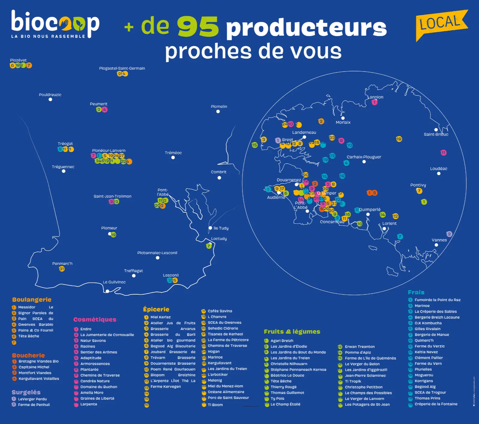 Carte Producteurs Locaux