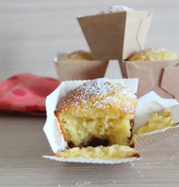 Financiers à la clémentine et aux pépites de chocolat